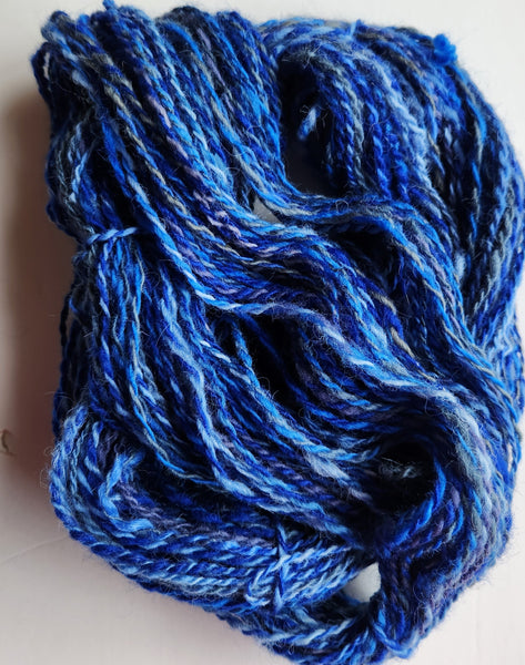 " Bluemix" - 100% Hand spun NZ Wool
