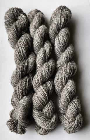 " Medium Grey" - 100% Hand spun NZ  Wool